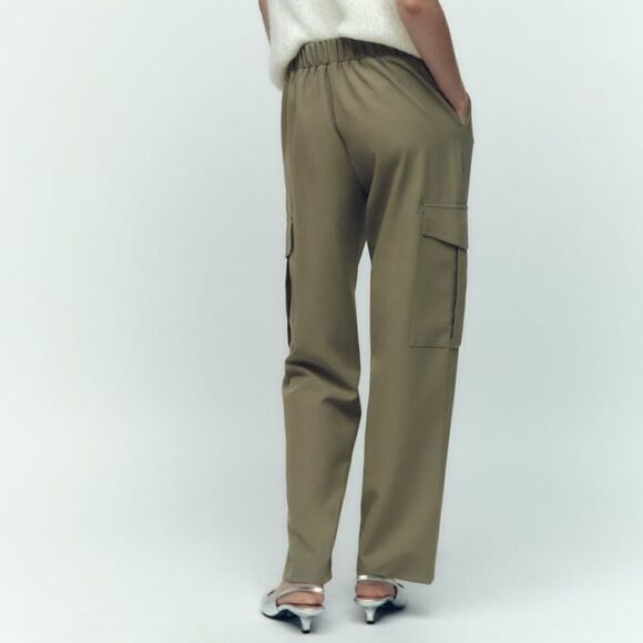 STRAIGHT LEG CARGO PANTS - Picture 2 of 10